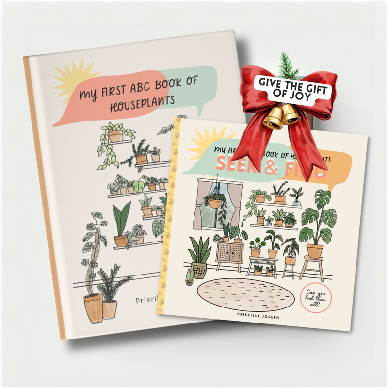 BUNDLE: My First ABC Book of Houseplants: Exclusive Edition (Printed in Ottawa, Canada) + Seek & Find: My First ABC Book of Houseplants